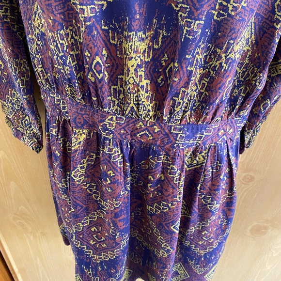 Urban Outfitters Ecote • Bohemian Chic Ikat Mini Dress - Picture 4 of 14